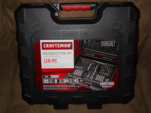 Craftsman 118 Pc Dual Marked Mechanics Tool Set 9 34118