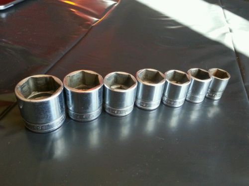 Snap on tools 3/8drive 7 piece set for sale