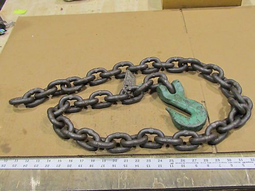 6&#039; 1/2&#034; grade 80 chain 1 grab hook 12000# wll for sale