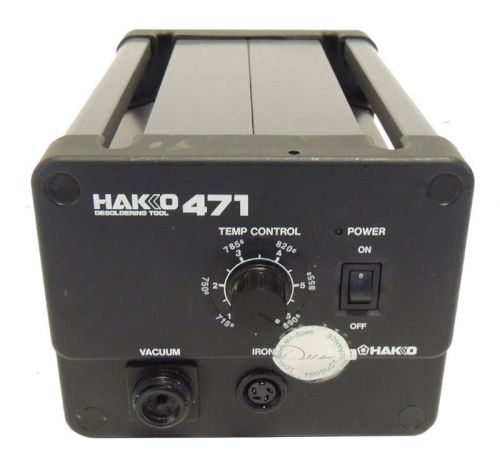 Hakko 471-2 Desoldering Station Power Supply 24V 28 1/min 71 PSI / Warranty