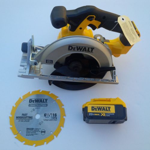 New Dewalt DCS391 20V Cordless Circular Saw,DCB204 4.0 Battery Blade Max 20 Volt