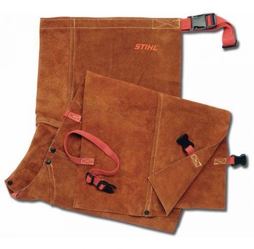 Stihl 7010-884-5900 OEM Leather Chaps 40&#034; for use with Stihl Cut-off Machines