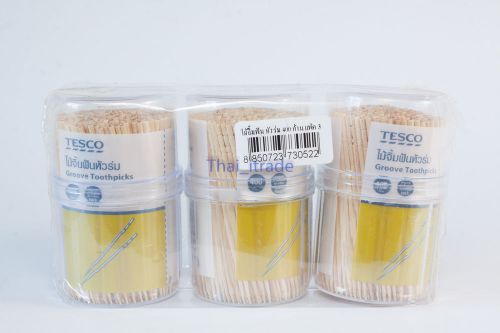 STERILIZED BAMBOO TOOTHPICKS WOODEN 400x3 FREE SHIPPING Cocktail Appetizer