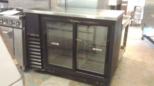 True back bar cooler, 2 glass slide doors tbb-24-48g sd for sale