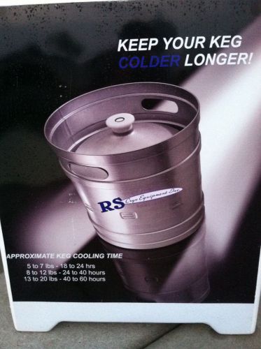 Keg cooler made to keep your keg colder longer! made by rs cryo for sale