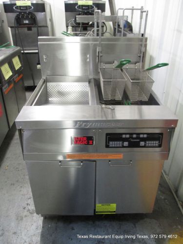 Frymaster gas digital 50 lbs deep fryer with dump station &amp;  filtration system for sale