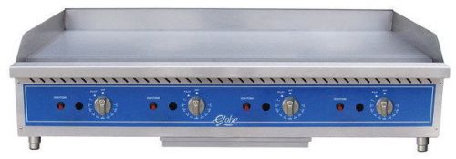 Globe 48&#034; Counter Top Thermostatic Gas Griddle, GG48TG, Flat, Grill, New, Food