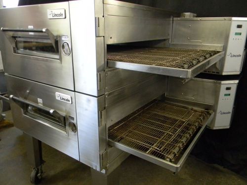 Lincoln impinger conveyor double stack pizza gas oven 1600 **we offer financing* for sale