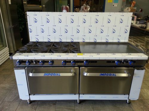 BRAND NEW  IMPERIAL RANGE LP 36 &#034; Griddle and 6 Burner Stove Combo Double Oven