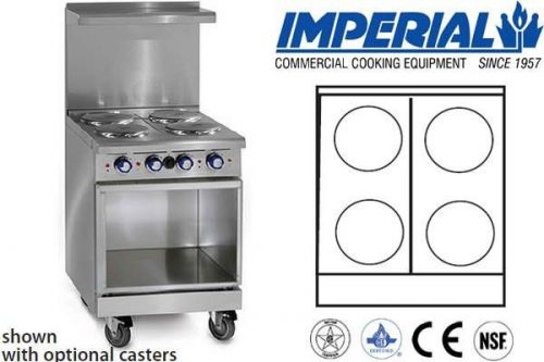 IMPERIAL COMMERCIAL RESTAURANT RANGE 24&#034; WITH BASE ELECTRIC MODEL IR-4-E-XB