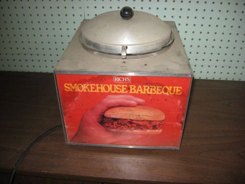star SMOKEHOUSE BARBEQUE HEATER SMOKED SANDWICH SERVER VENDING