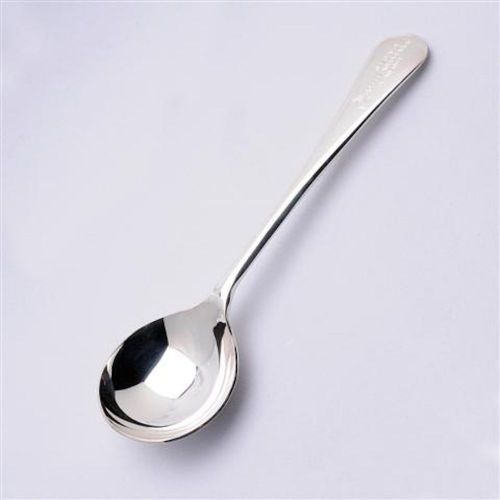 6 Pieces Silver Plated Cupping Spoon A deep bowled silver-plated cupping spoon