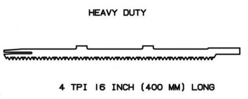 16&#039;&#039; Heavy Duty Replacement Blade for Jarvis Wellsaw 404, 424, &amp; 444