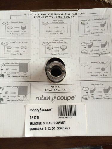 Robot Coupe 28175 Brunoise Cut Disc for CL 50 Food Processor- 3mm x 3 mm