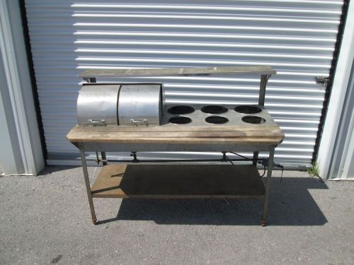 Stainless steel restaurant table *used* for sale