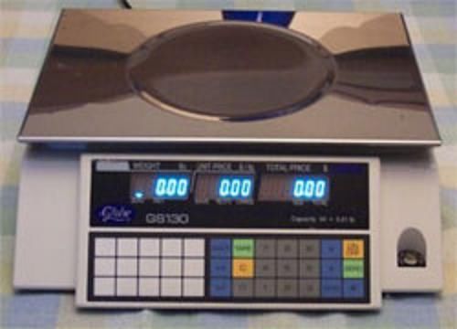 Globe scale gs30 food scale,  2&#034; larger plate, 13.75&#034;x 9.75&#034;, 30 lbs. for sale