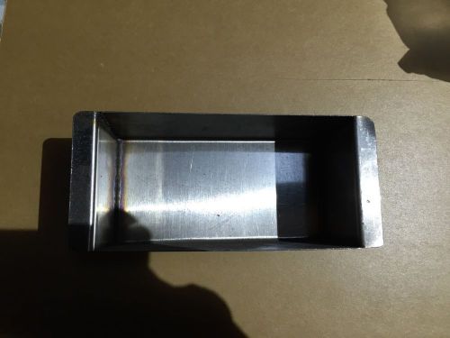 Stainless steel hood side mount grease cup 7&#034;x 3 1/4&#034;x 2 1/2&#034; high for sale