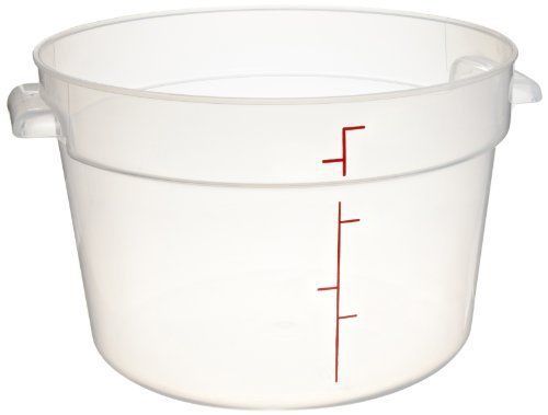 Cambro rfs12pp 12 qt capacity  14-7/8&#034; top diameter x 8-3/8&#034; height  translucent for sale