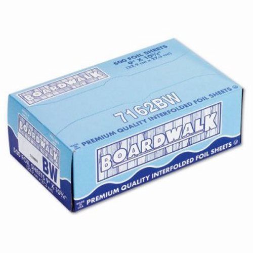 Boardwalk Pop-Up Aluminum Foil Wrap Sheets, 9 x 10 3/4, Silver (BWK7162)