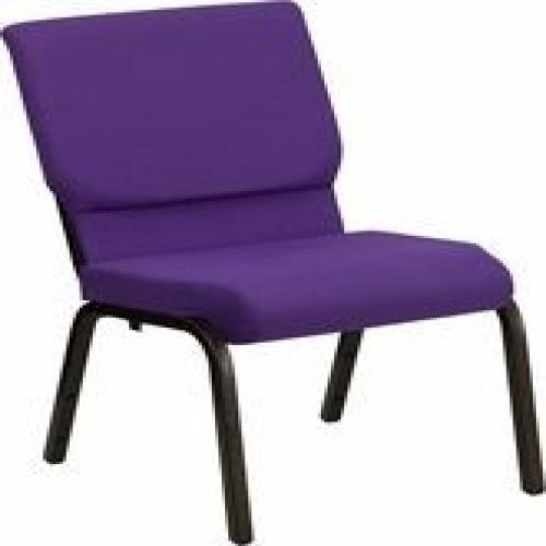 Flash Furniture XU-CH-60096-PU-GG HERCULES Series 18.5&#039;&#039; Wide Purple Stacking Ch