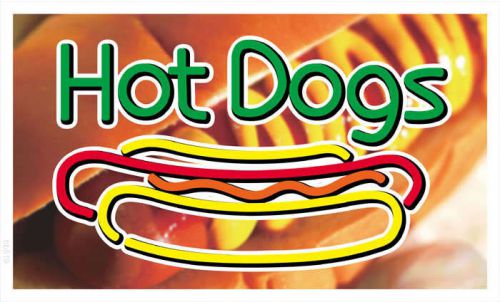 bb519 Hot Dogs Cafe Banner Shop Sign
