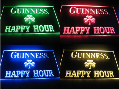 Guinness Beer LED Logo Beer Bar Bub Pool Garage Billiards Club Neon Light Sign