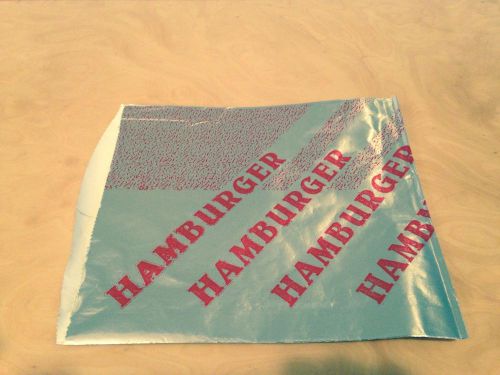 Hamburger Bags 50 paper foil