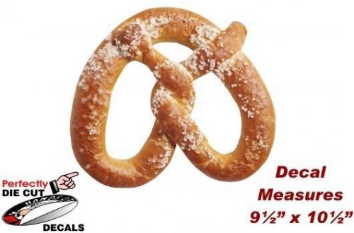 Hot giant pretzel decal for pretzel stand, popcorn cart or concession trailer for sale