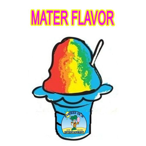 MATER SYRUP MIX SNOW CONE/ SHAVED ICE Flavor GALLON CONCENTRATE #1