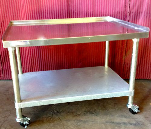 36&#034;x30&#034; stainless steel equipment griddle stand nsf on wheels new commercial for sale