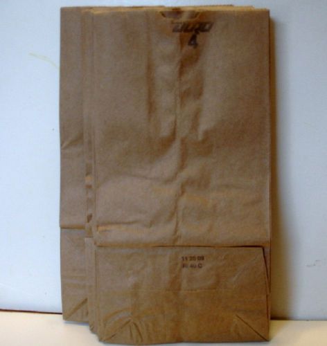 25  #4  Brown Paper Bags For Old Bag Racks