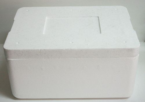 3 Lot Insulated Styrofoam Shipping Cooler Perfect Plants, Food, Fragile Items