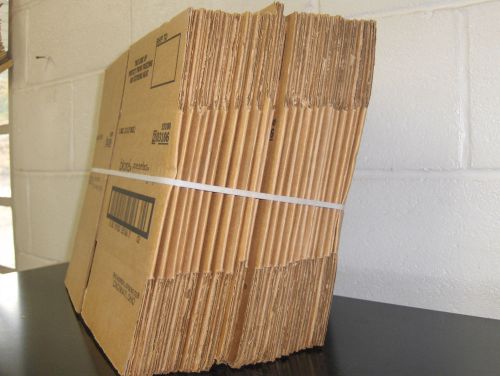 25 Corrugated Cardboard Shipping Boxes 7-3/4 x 6-1/2 x 6-1/2 New Printed 4 Sides