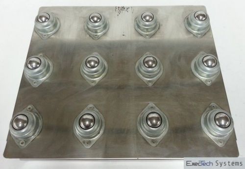 Shipping Weight Scale Ball Rollers Metal Platform 14&#034;x12&#034; Inches Accessory