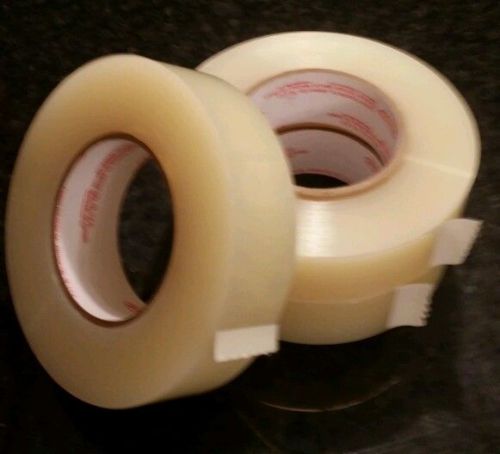 3 Rolls of clear poly tape Best deal on ebay!  1 7/16 X 180&#039; new qual overstock