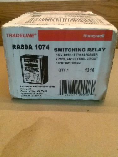 Honeywell ra89a-1074 switching relay hvac 2a for sale