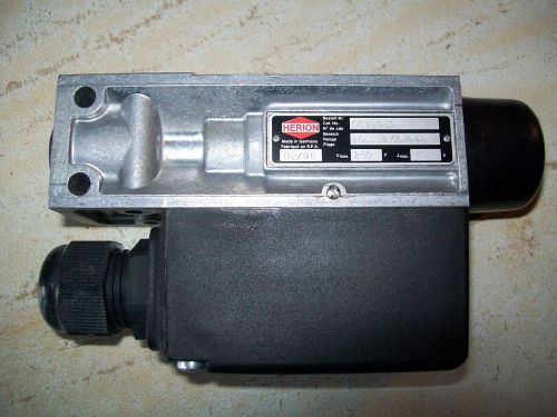 HERION 0821050 Pressure Switch 02/96  10 - 160 BAR  *** New In Box ***