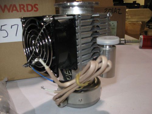 Edwards Mini Diffusion Pump with Fan, Air-Cooled Fan Pack, new in box.