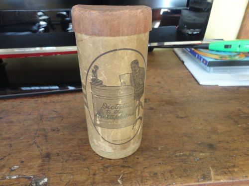 vintage dictaphone cylinder box - Columbia Graphophone Company