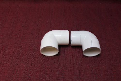 Spears  409-020  2&#034; pvc sch. 40 90° street elbow 2 pack new for sale