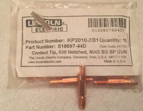 Lincoln Electric Contact Tip 030 Notched MAG SG SP Gun