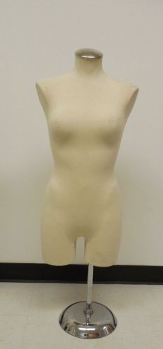 Soft Form Female Mannequin Torso, Display, Dress Form, Tailor Form, Headless