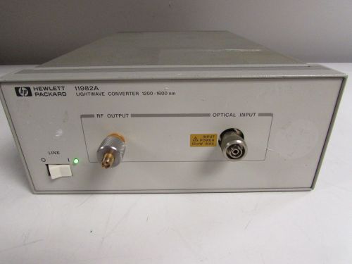 Agilent/Keysight 11982A optical electrical light converter 1200/1600nm opt 001