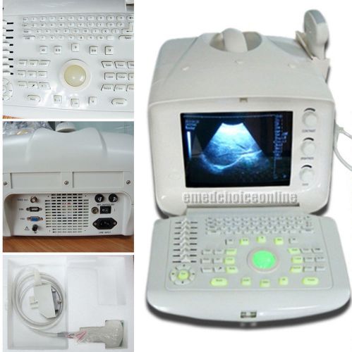 A portable digital ultrasound scanner 3.5 mhz convex probe external 3d image for sale