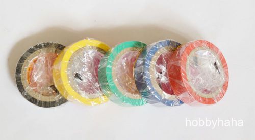 10 rolls Multicolor Assorted  PVC Electrical Film New