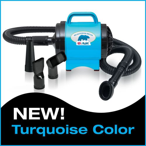 NEW! B-AIR Bear Power Dryer BPD-1 Dog Grooming Pet Dryer Turquoise Color