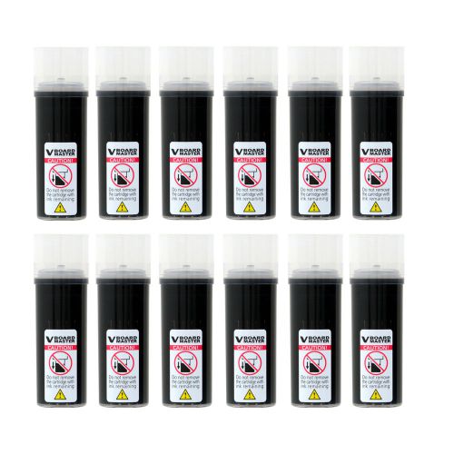 12 Pilot Refill for BeGreen V Board Master Dry Erase, Chisel Tip, Black Ink