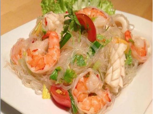Thai Food DIY Recipe Asian Thai Vermicelli Salad With Prawn (Yum Woon Sen ) NEW!