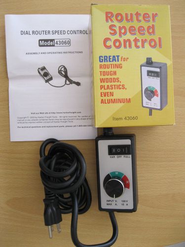 Router Variable Speed Controller Electric Motor AC Control Rheostat 120V 15AMP