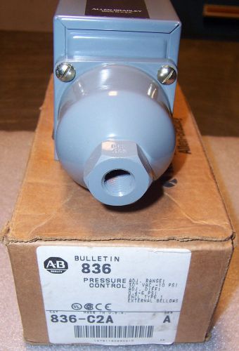 2 Allen Bradley A-B Bulletin 836-C2A Pressure Control Switch 836
